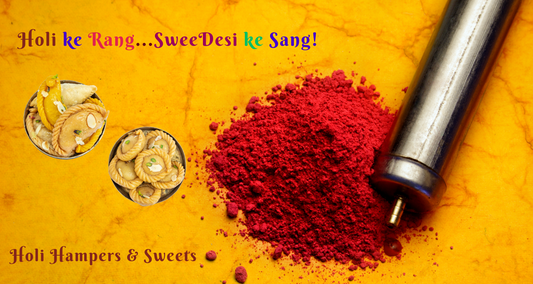 Celebrate a Colorful Holi 2025 with SweeDesi: Authentic Gujiya, Thandai, Herbal Colors & Festive Gift Hampers - SweeDesi