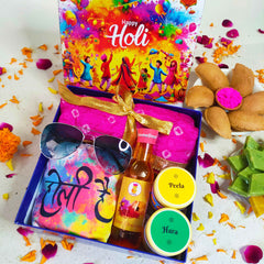 Holi Gift Box with Gulal