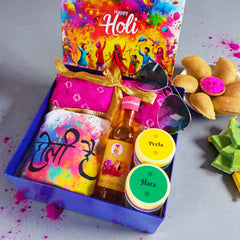 Holi Gift Box with Gulal