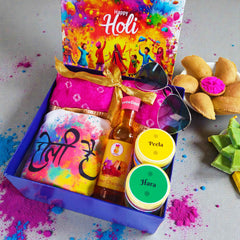 Holi Gift Box with Gulal