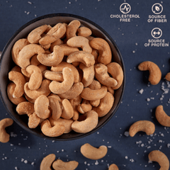 Roasted Falahari Salted Cashew available online at SweeDesi