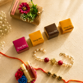 Pearl & Bites Rakhi Hamper - SweeDesi