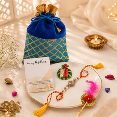 Bandhan Pearl Rakhi - For Bhai - SweeDesi