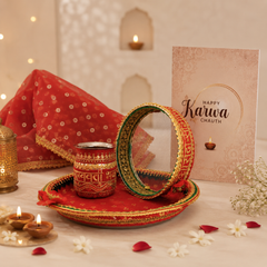 Karwa Chauth Red Set - SweeDesi