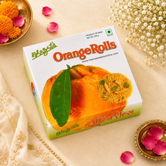 Orange Rolls - 250gm - SweeDesi