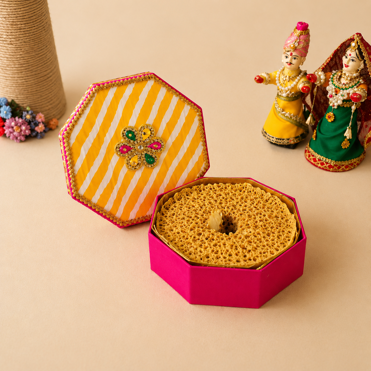 Ghewar Hamper 2 - SweeDesi