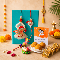 Bandhan Bhai-Bhabhi Rakhi Hamper 11 - SweeDesi