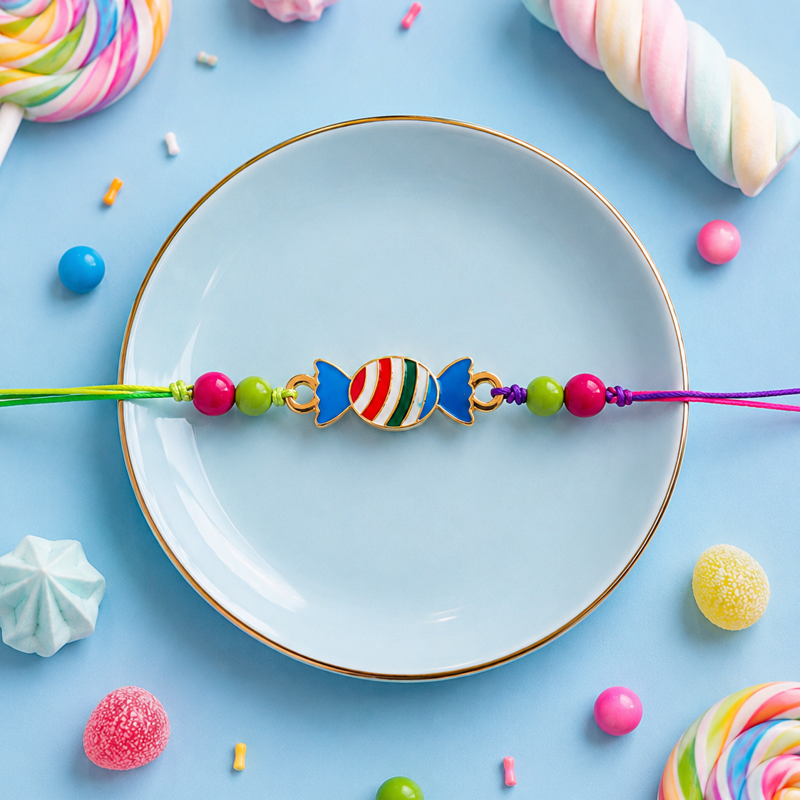 Kids Candy Rakhi Set - SweeDesi