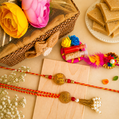 Bhai -Bhabhi Rakhi Basket - SweeDesi