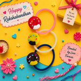 Kids Sweet Sprinkles Rakhi Trio - SweeDesi