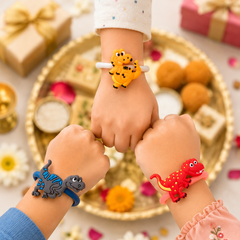 Dino Buddies Rakhi Trio