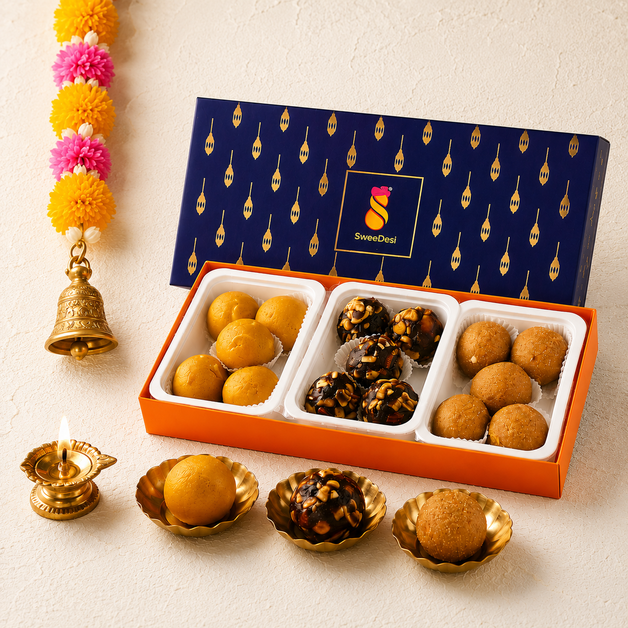 SugarFree Laddu Pack - 750gm - SweeDesi