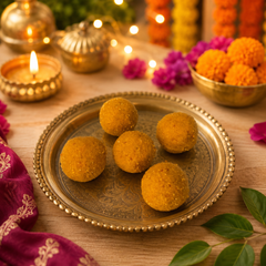 Besan Churma Laddu -500gm - SweeDesi