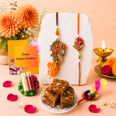 Bandhan Bhai-Bhabhi Rakhi Hamper 6 - SweeDesi
