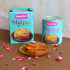 Desi Ghee Malpua available online at SweeDesi