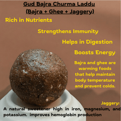 Gud Bajra Churma Laddu - 500gm