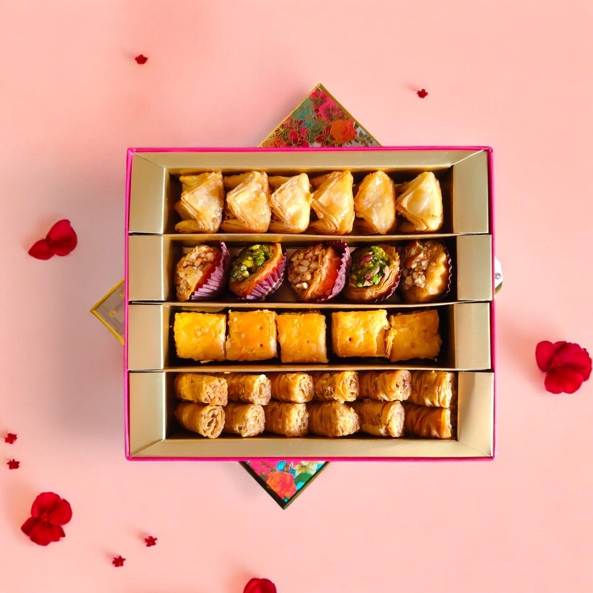 Premium Baklawa Box available online at SweeDesi