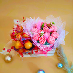 Chocolate Flower Bouquet Pink