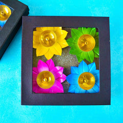 Brass Multicolor Diya