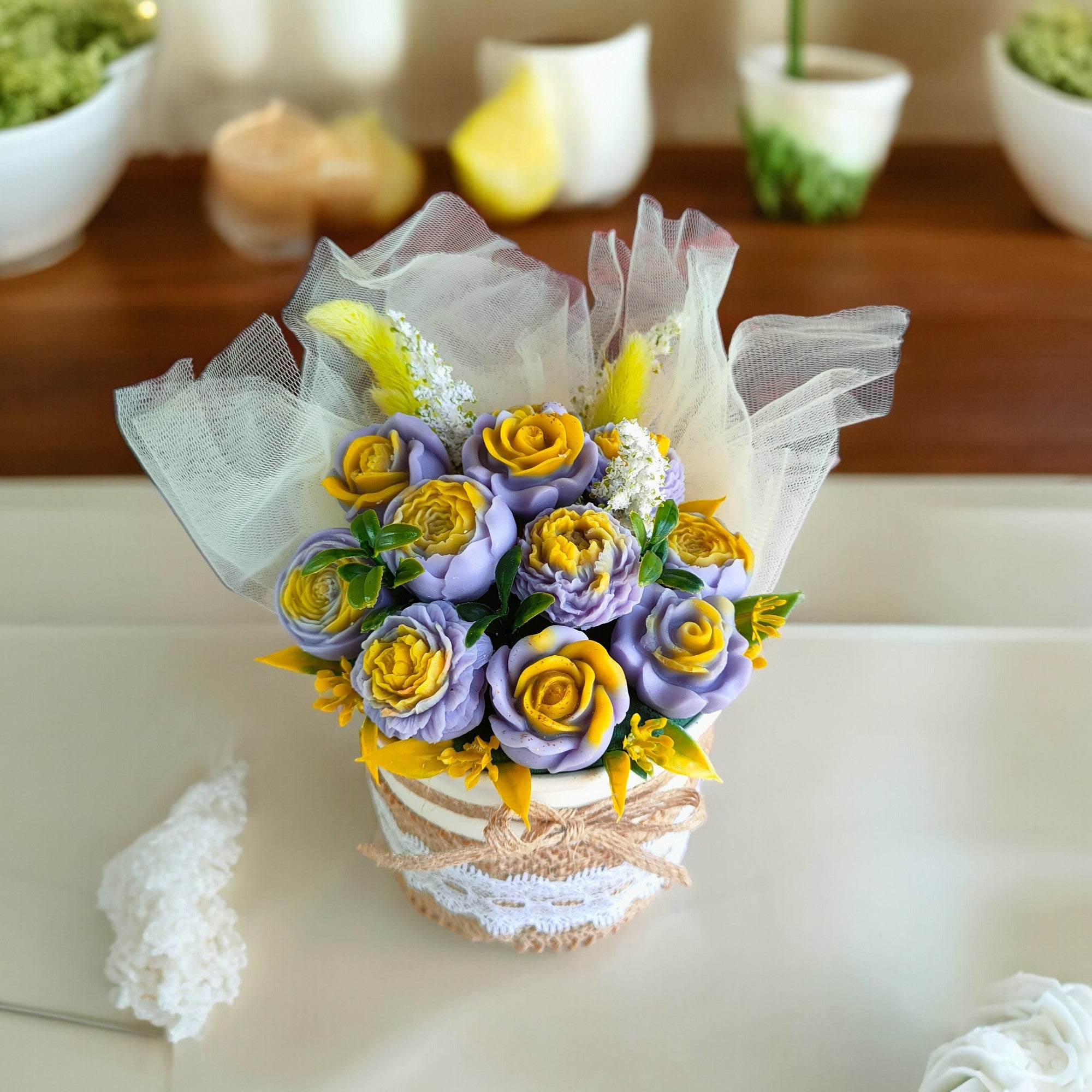 Scented Candle Bouquet - SweeDesi