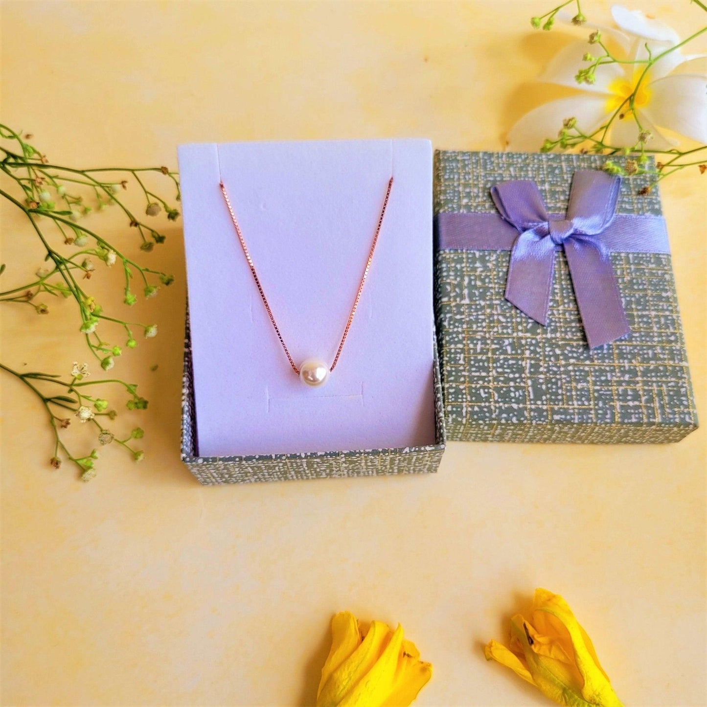 Bandhan Rose Gold Necklace - SweeDesi