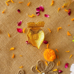 Brass Laxmi Ganesh Diya available online at SweeDesi