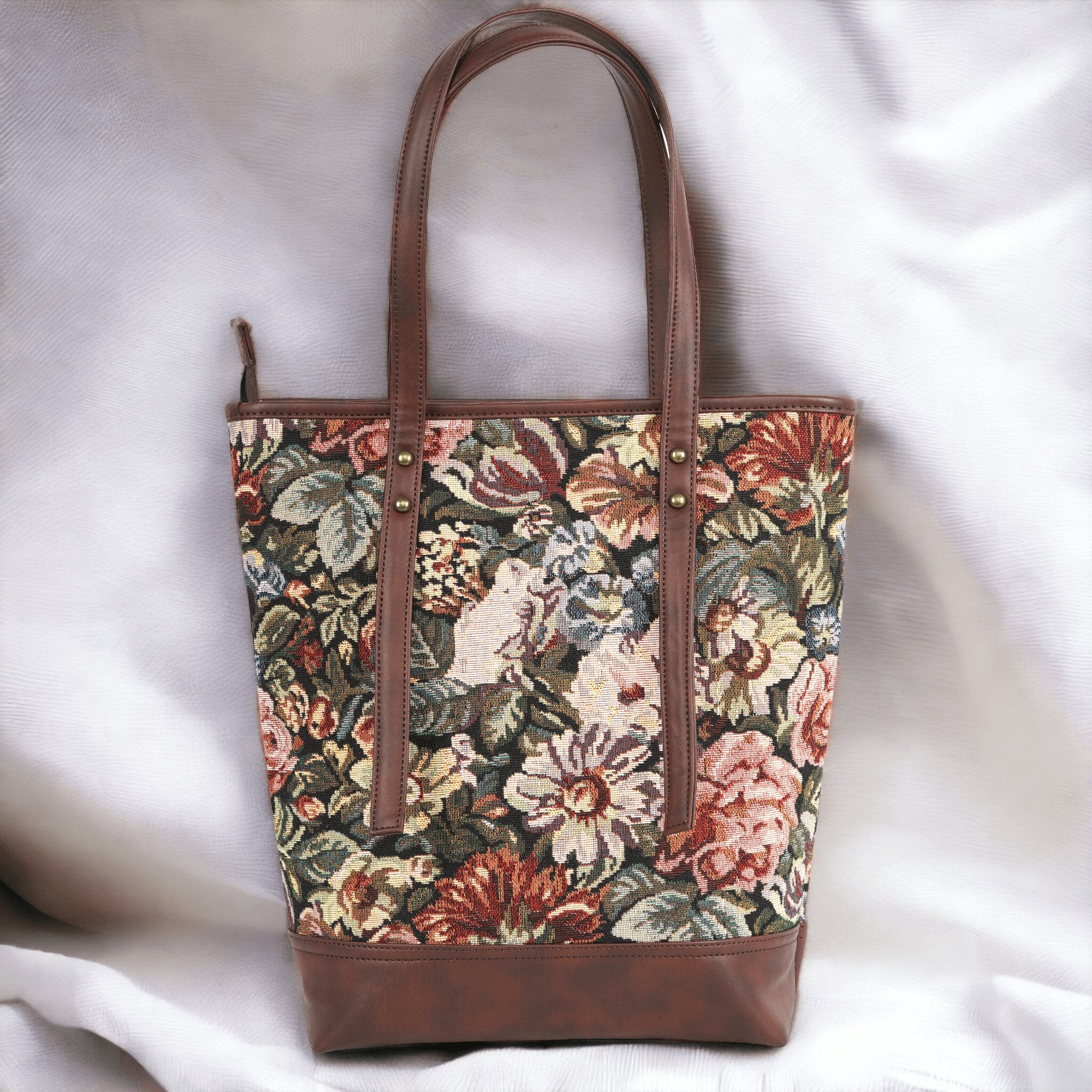 Floral Print Tote Bag - SweeDesi