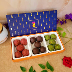 Fusion Laddu Box - 750gm available online at SweeDesi