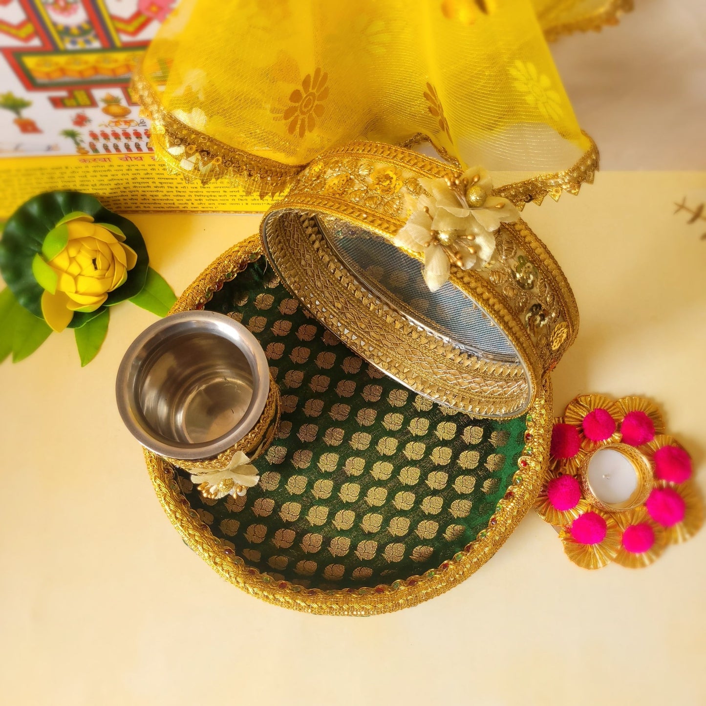 Karwa Chauth Green Set - SweeDesi