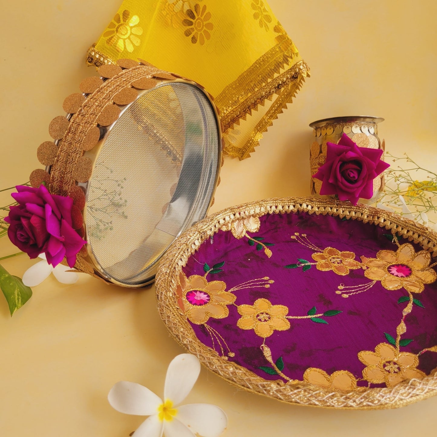 Karwa Chauth Purple Set - SweeDesi