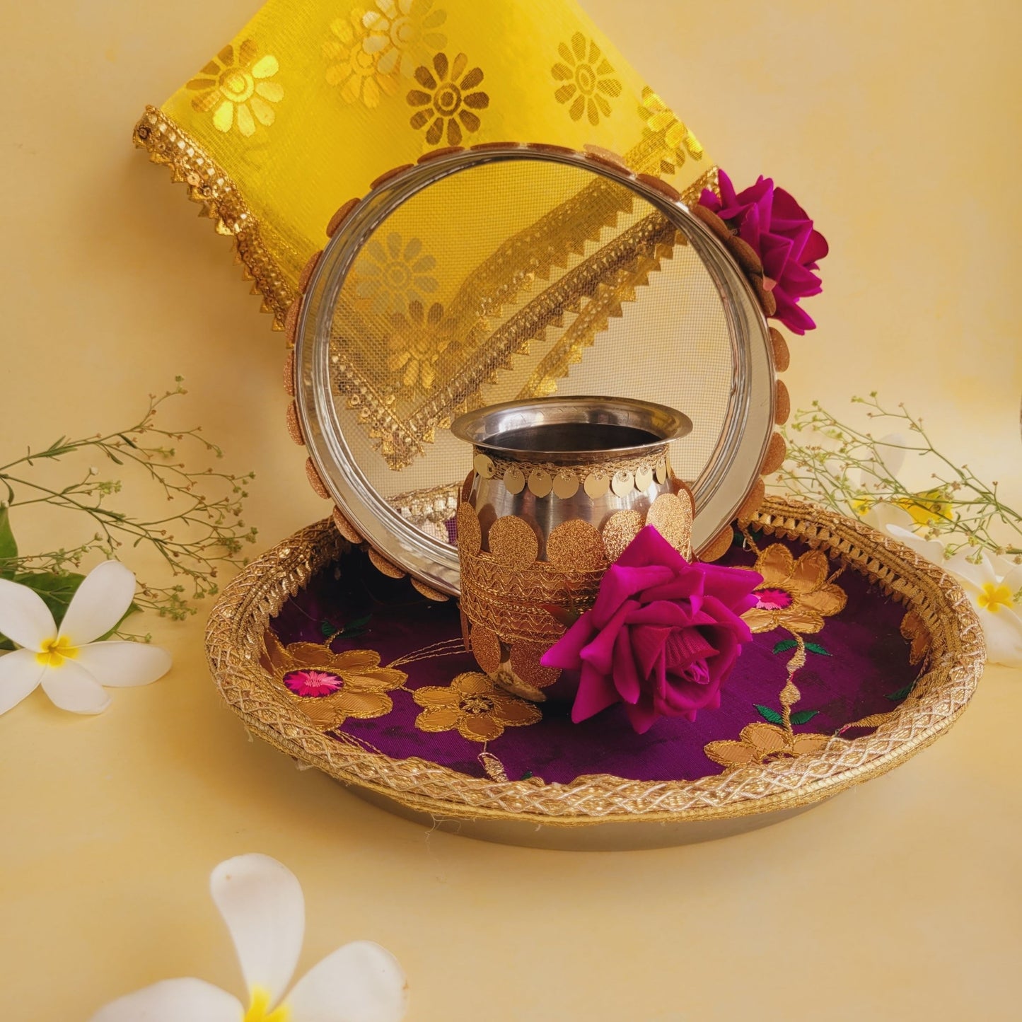 Karwa Chauth Purple Set - SweeDesi