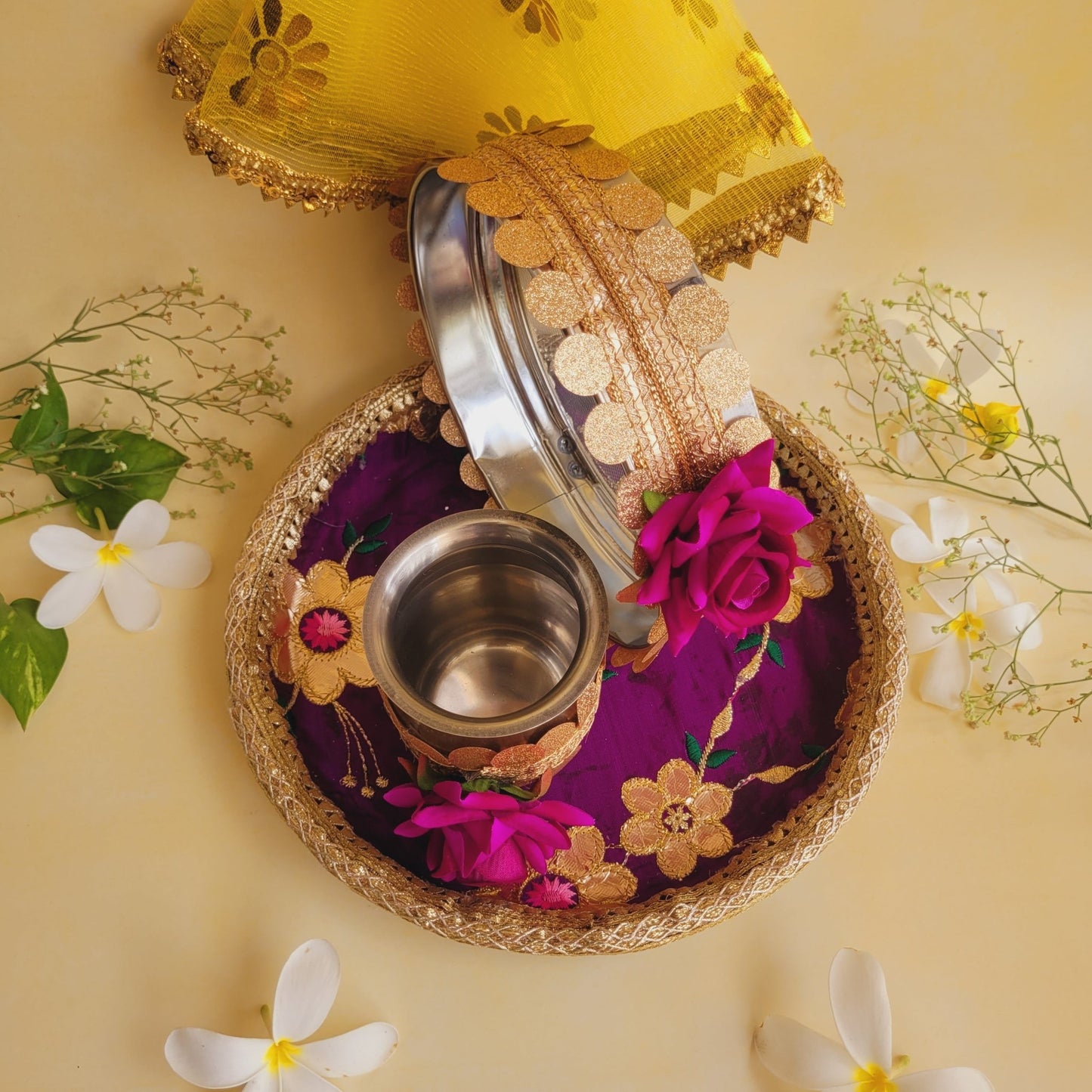 Karwa Chauth Purple Set - SweeDesi