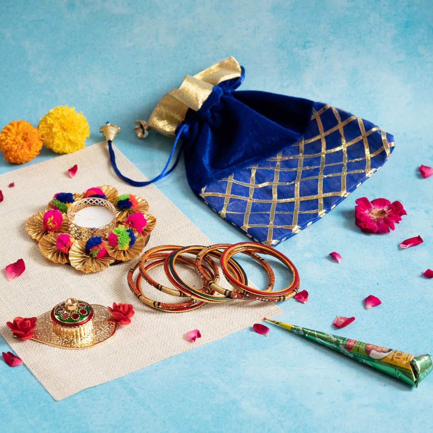 Karwa Chauth Thali Full Set - SweeDesi