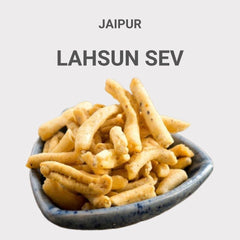 Lahsun Sev - 250gm available online at SweeDesi