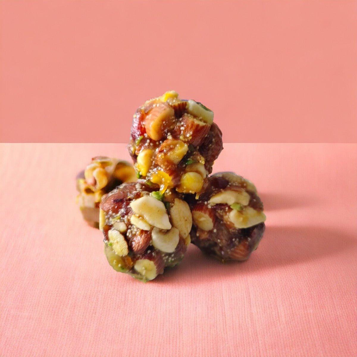 Roasted Dryfruit Laddu - 400gm - SweeDesi