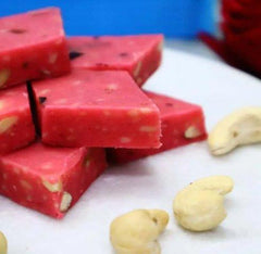 Rose Kaju Katli - 400gm available online at SweeDesi