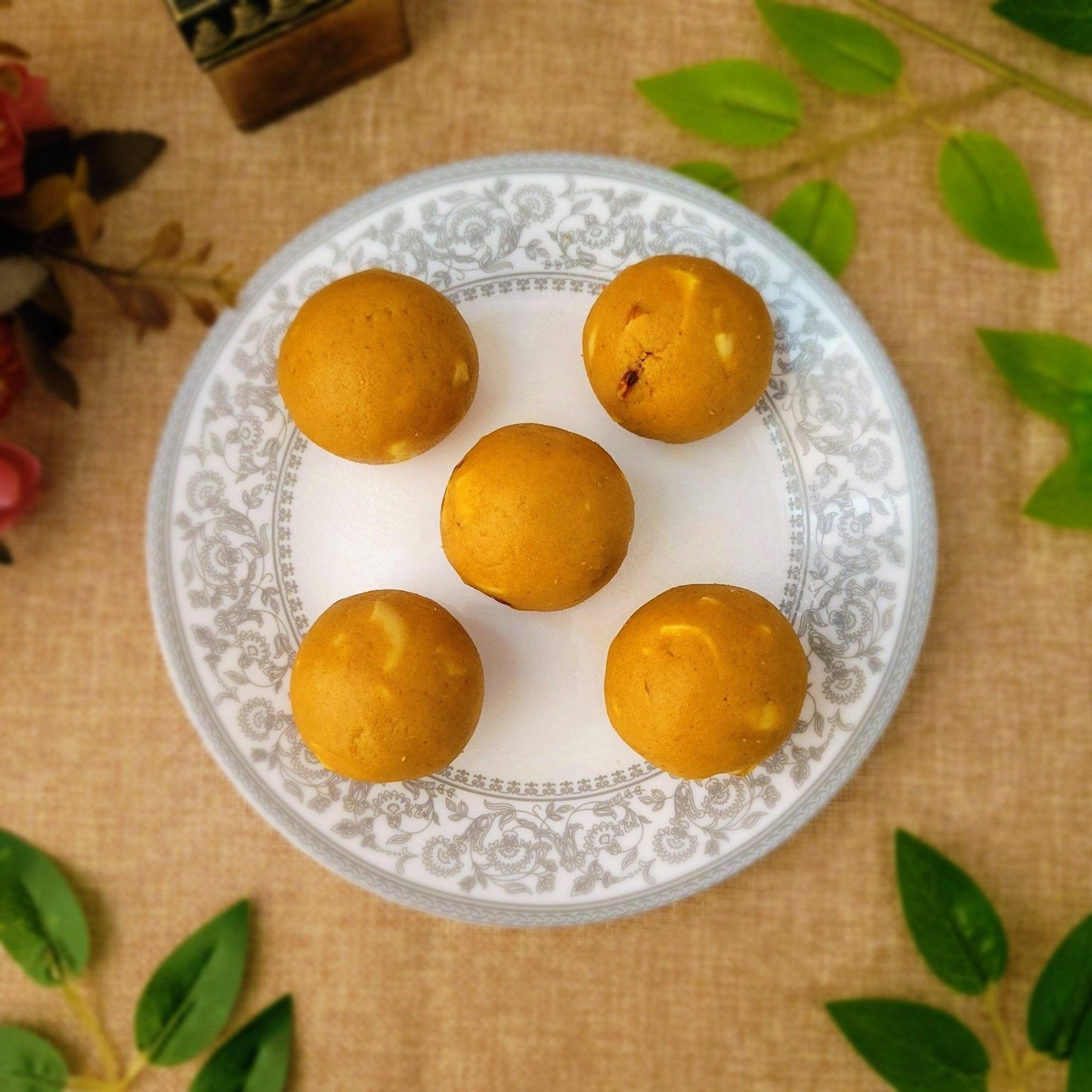 Sugar Free Besan Dry Fruit Laddu - SweeDesi