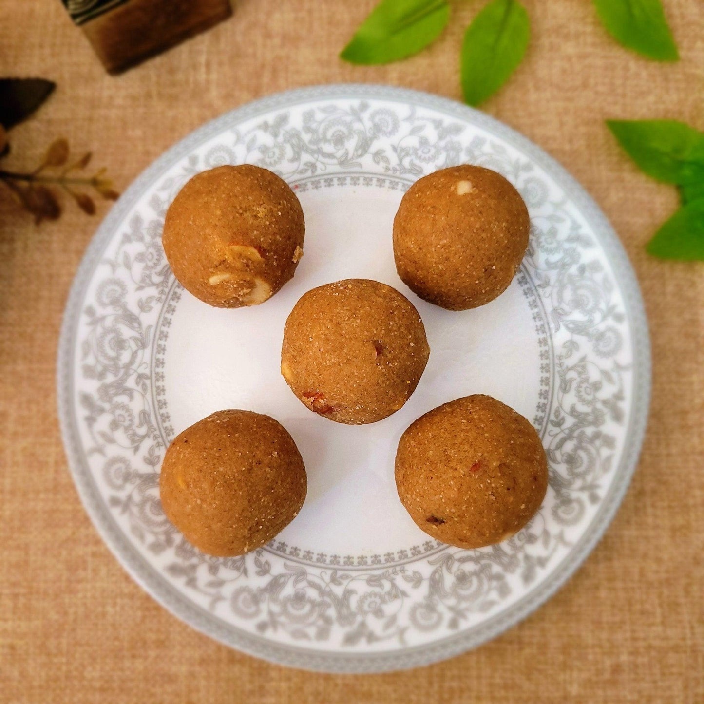 SugarFree Mewa Aata Laddu - SweeDesi