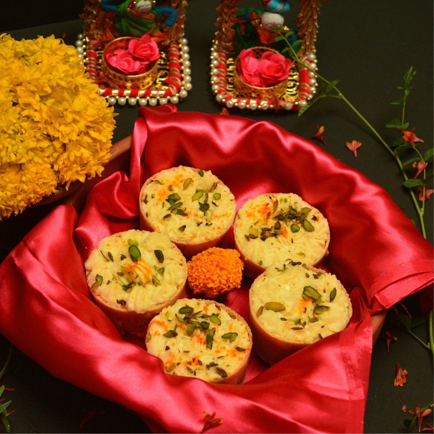 Tiny Ghewar : Malai - SweeDesi