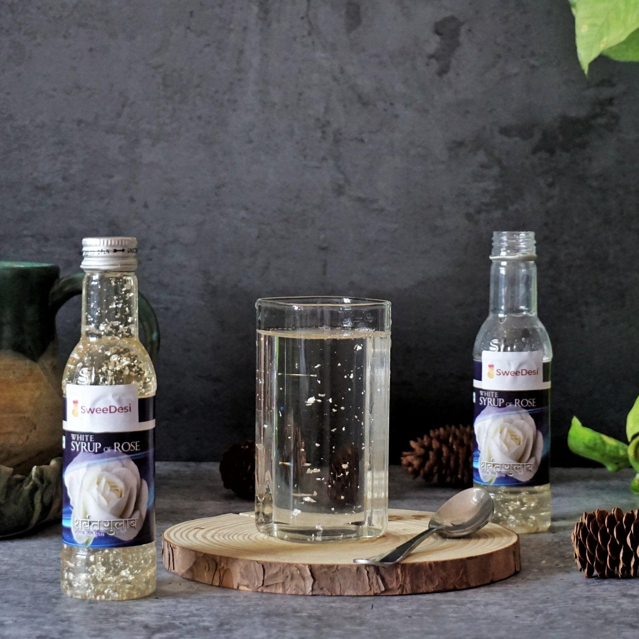 White Rose Sharbat available online at SweeDesi