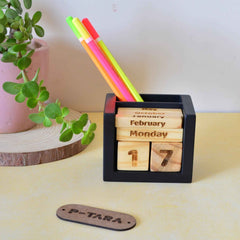 Wooden Calender Set