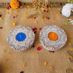 Wooden T light - Big available online at SweeDesi