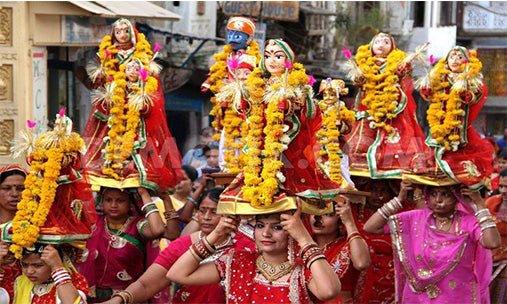Embracing Monsoon Magic: The Enchantment of Sawan, Teej Festival, and Ghewar Sweet - SweeDesi