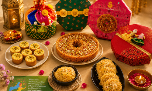 Celebrate Teej & Sawan with Authentic Ghewar from SweeDesi: A Sweet Tradition Delivered Across India
