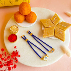 Bandhan Bhai-Bhabhi Evil Eye Rakhi Set