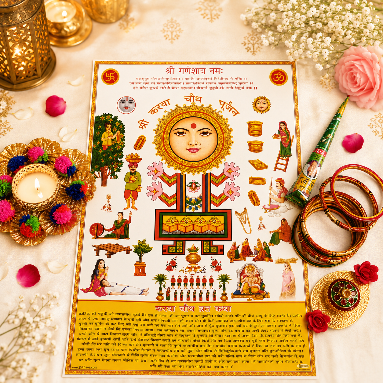 Karwa Chauth Green Set - SweeDesi