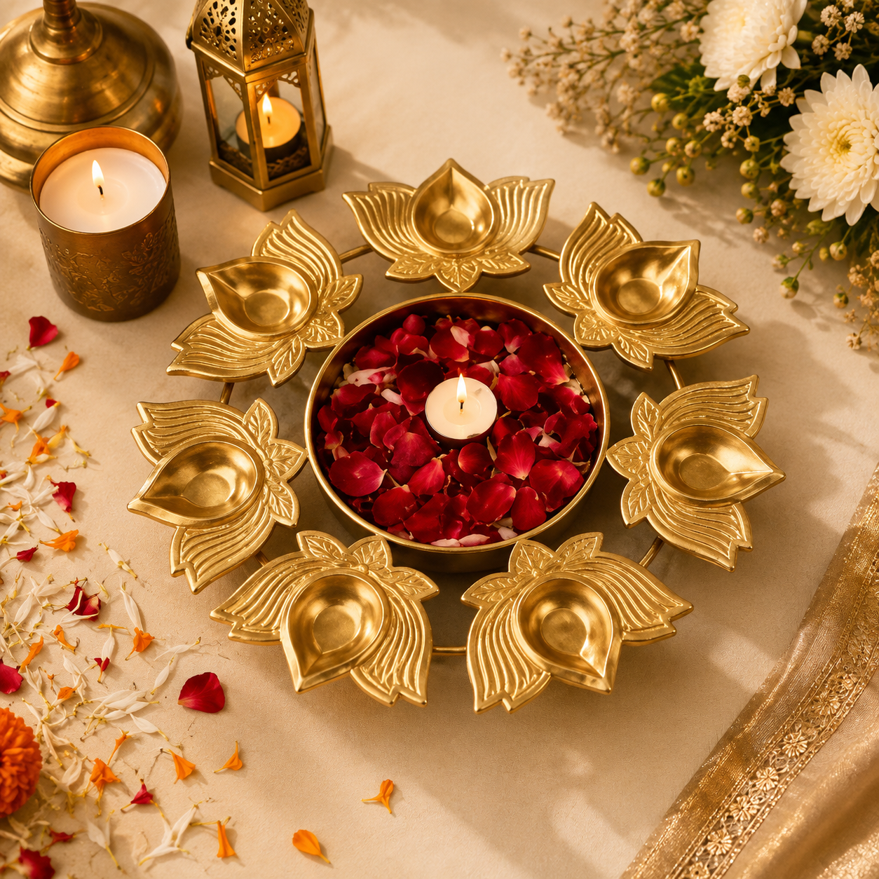 Traditional Urli Tealight Holder - SweeDesi