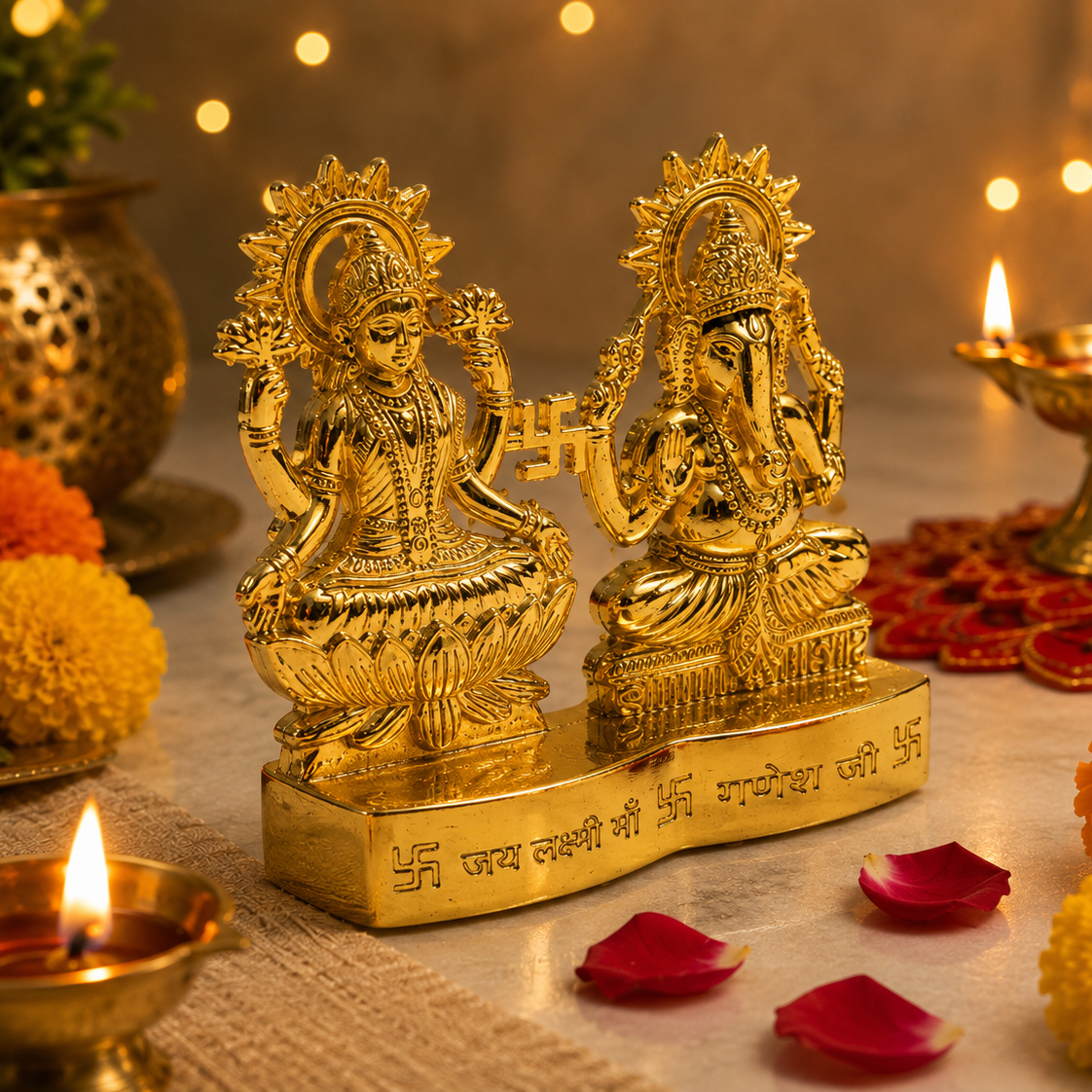 Lakshmi - Ganesh Idol - SweeDesi