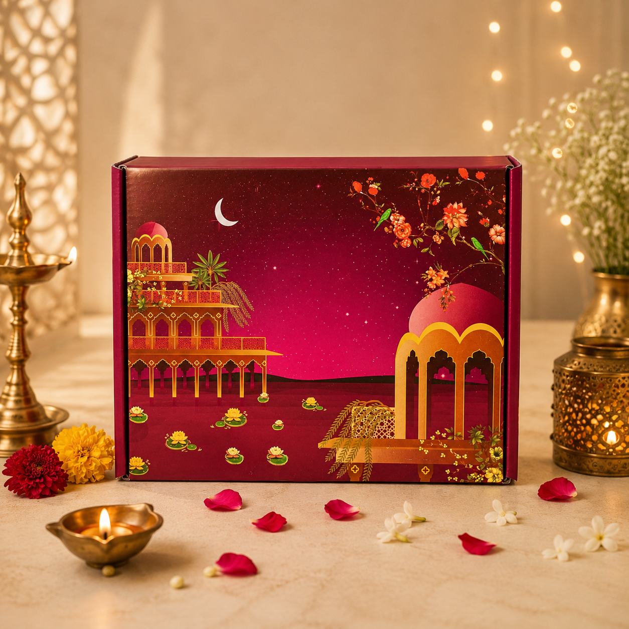 Karwa Chauth Purple Set - SweeDesi