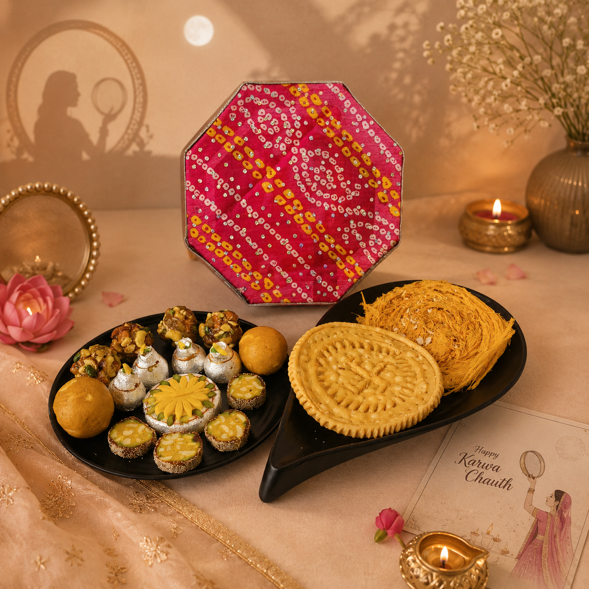 Karwa Chauth Sargi Box Premium - SweeDesi